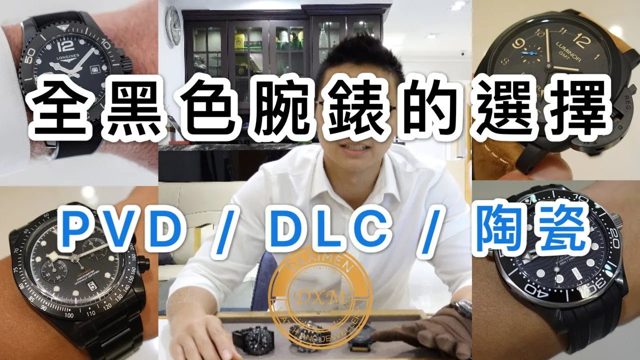 全黑腕錶的選擇-浪琴錶 沛納海 帝舵表 歐米茄 百年靈