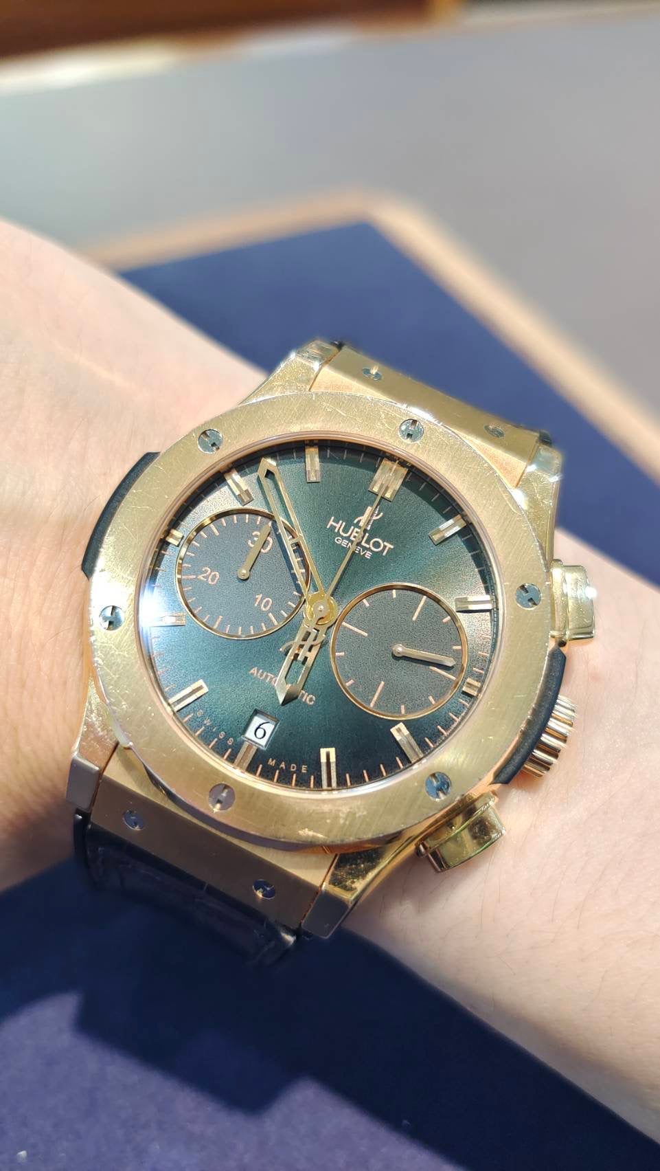 (已售)Hublot  | Classic Fusion Racing Grey Chronograph