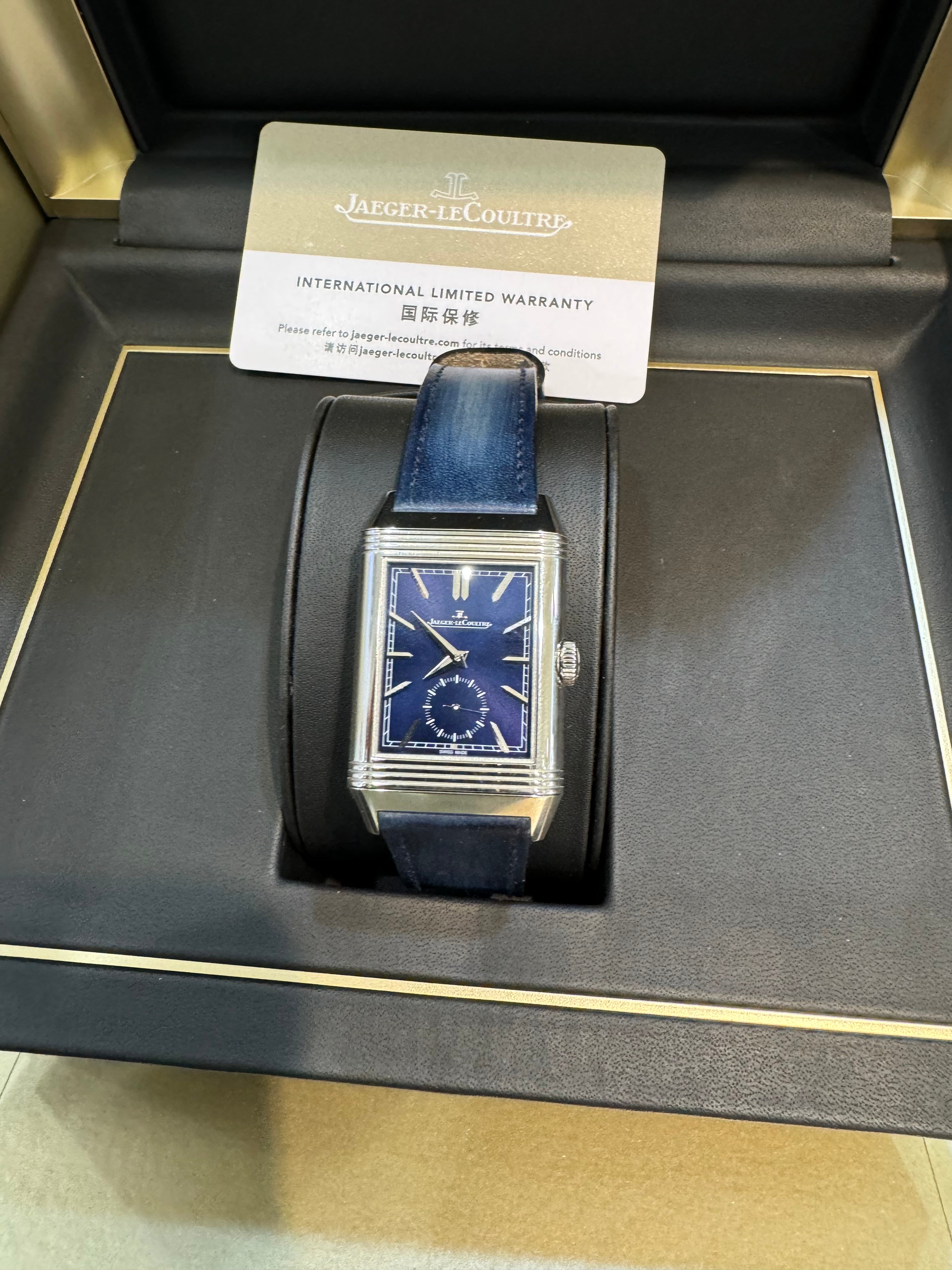 (二手 售出)JLC 積家 /   翻轉  DUOFACE 雙時區 Q3988482