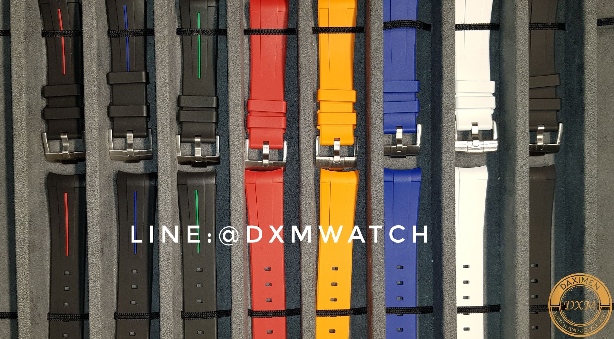 RUBBER B錶帶 | 勞力士ROLEX / GMT Master /Daytona 陶瓷圈 橡膠錶帶 針扣