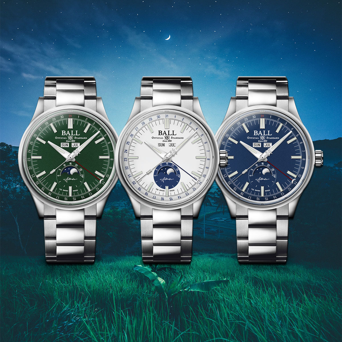 Ball 波爾錶 | Engineer II 月相日曆