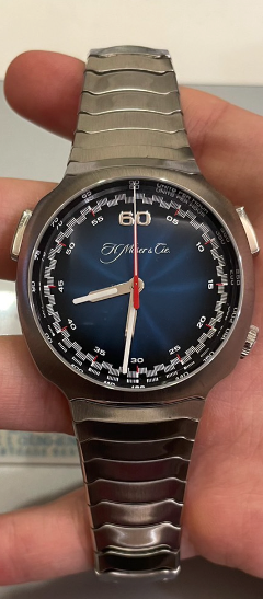 (已售) H. MOSER & CIE亨利慕時 Streamliner Flyback Chronograph 6902-1201 二手 錶況9成新