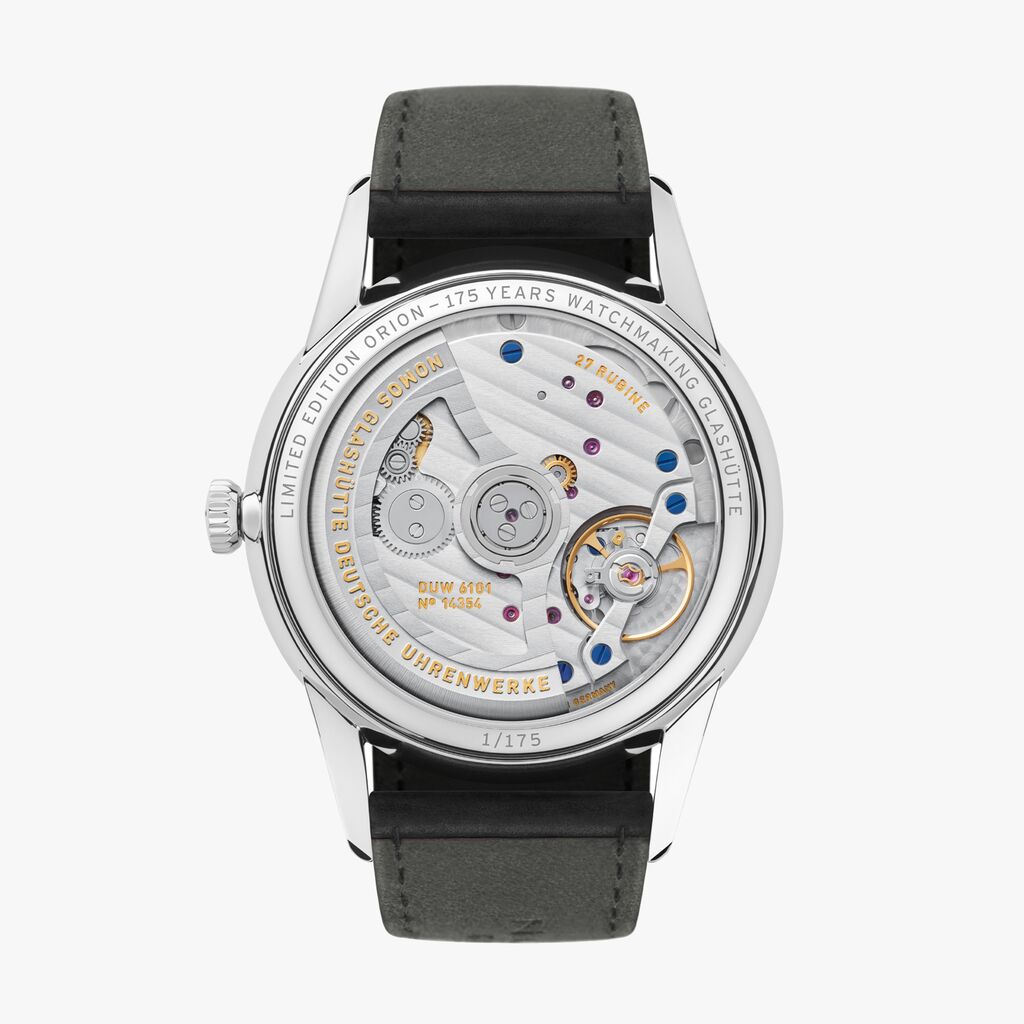 NOMOS ORION NEOMATIK 41 DATE—175 YEARS WATCHMAKING GLASHÜTTE