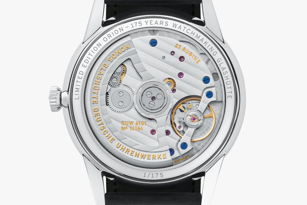NOMOS ORION NEOMATIK 41 DATE—175 YEARS WATCHMAKING GLASHÜTTE