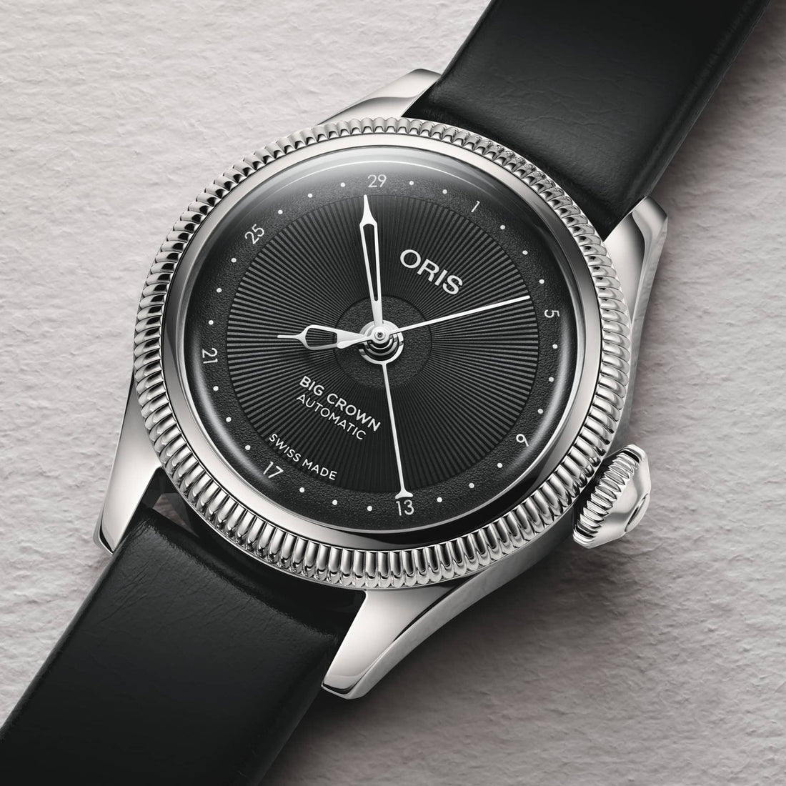 ORIS 豪利時 Big Crown Pointer Date 29mm 黑色皮革錶帶 01 534 7804 4054-07 5 14 01