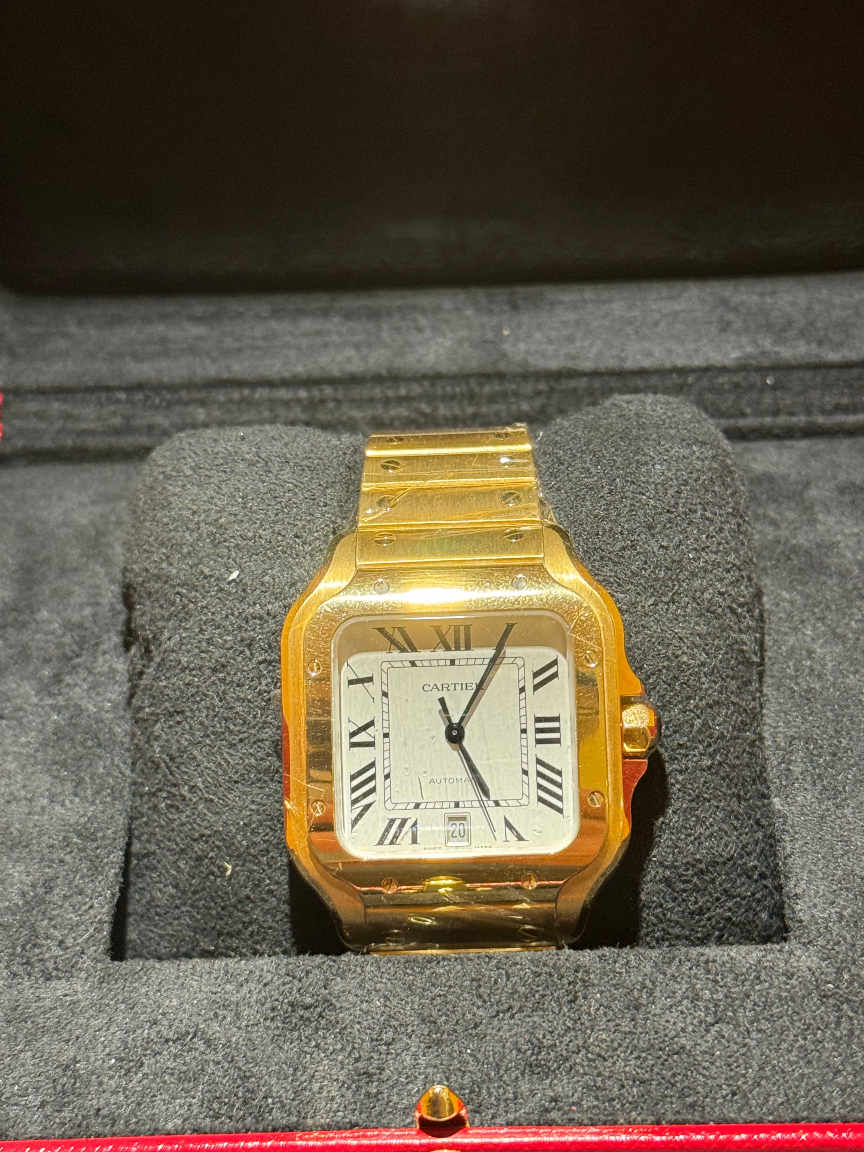 (二手售出)Cartier 卡地亞 | Santos  全金 WGSA0009