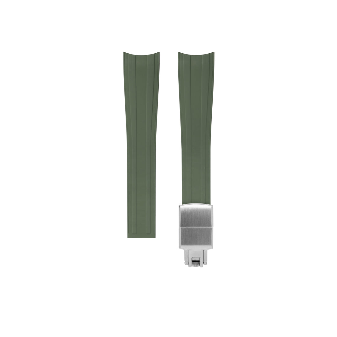 Delugs Omega Speedmaster／MoonSwatch 專用 CTS 橡膠錶帶｜Olive Green 橄欖綠