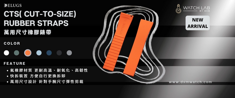 Delugs  | 錶帶 CTS 膠帶 萬用膠帶 摺疊扣