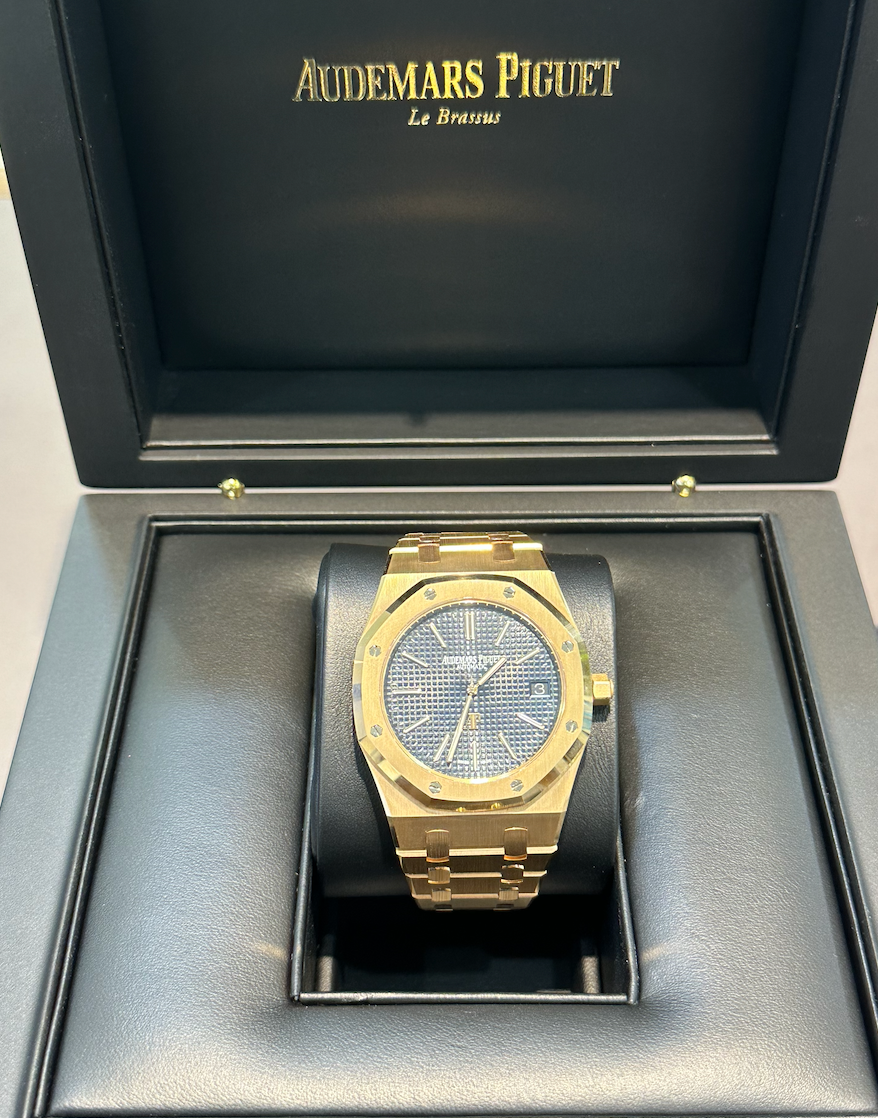 (已售) Audemars Piguet 愛彼錶 | Royal oaks 皇家橡樹 15202OR 藍色 近全新
