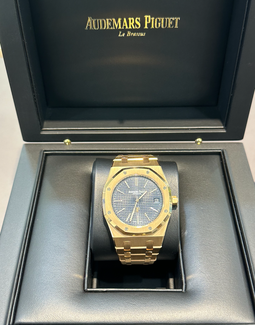 (二手售出)Audemars Piguet 愛彼錶 | Royal oaks 皇家橡樹 15202OR 藍色 近全新