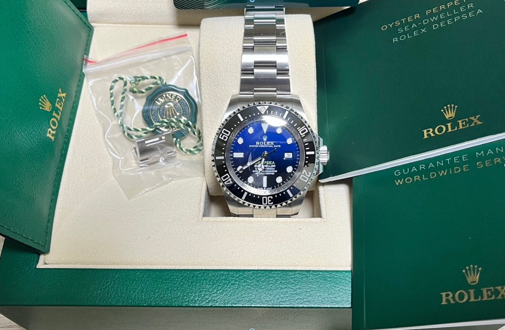 （以收購）二手 Rolex 勞力士 /  DeepSea 126600 DB 漸層藍