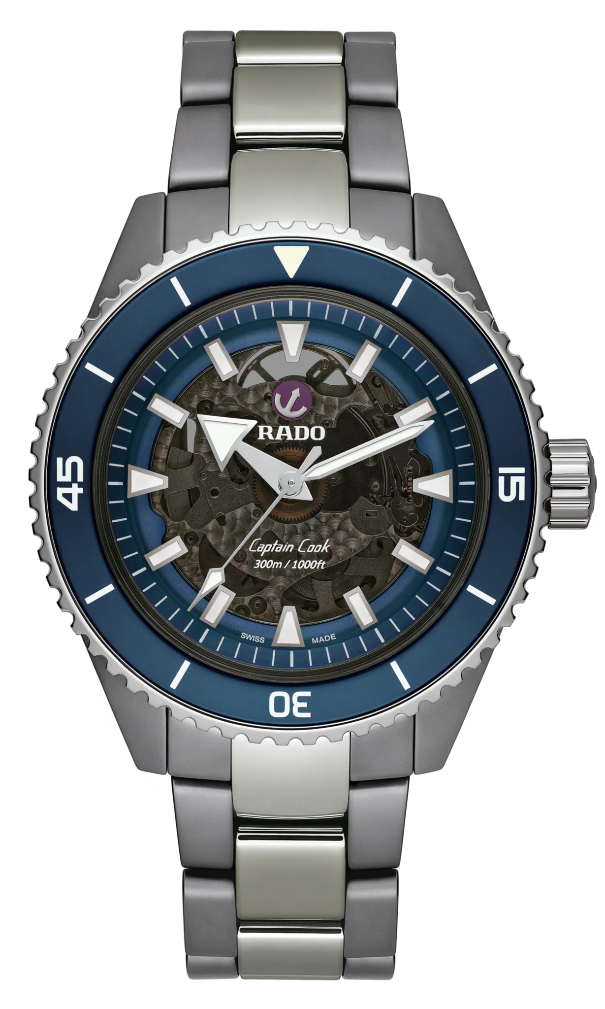 Rado 瑞士雷達錶 | Capital Cook 高科技陶瓷鏤空潛水腕錶 43mm