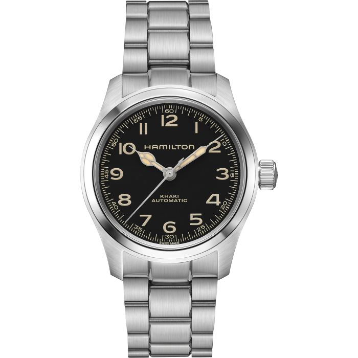 Hamilton 漢米爾頓 Khaki Field Murph 38mm 黑面鋼帶款 H70405130