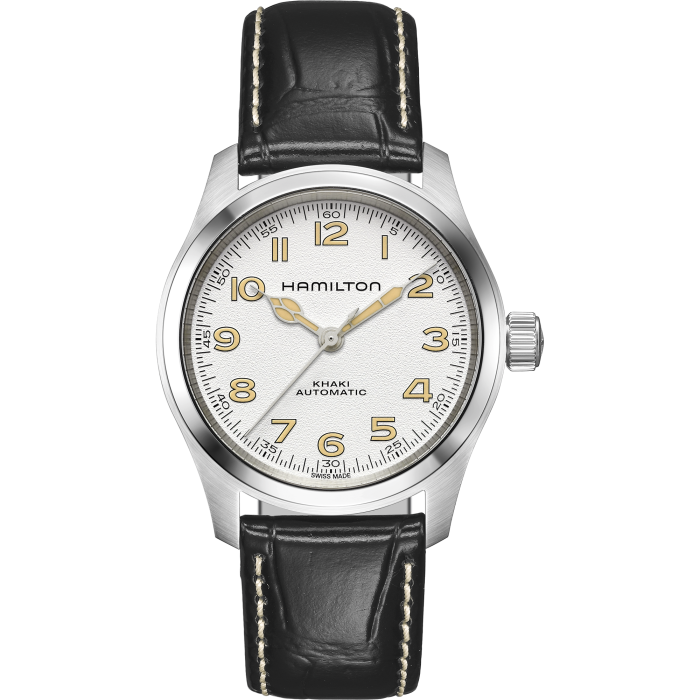 Hamilton 漢米爾頓 Khaki Field Murph 38mm 白面皮帶款 H70405710